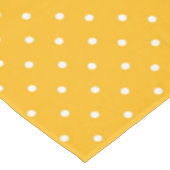 Seamless yellow-orange  polka dot  pattern  tischdecke (Schrägansicht)