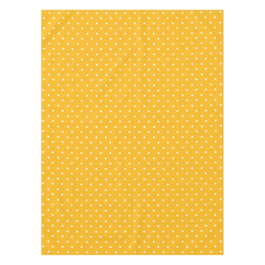 Seamless yellow-orange  polka dot  pattern  tischdecke (Vorderseite)