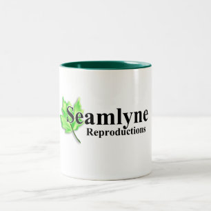 Seamlyne Logo-Tasse (Frühling) Zweifarbige Tasse