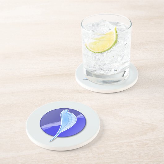 SeaMonkey Logo Sandstein Untersetzer (Seite)