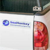 SeaMonkey Projekt - horizontales Logo Autoaufkleber (Auf Lkw)