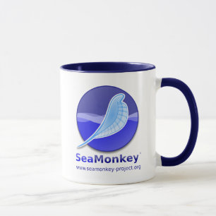 SeaMonkey Projekt - vertikales Logo Tasse