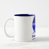 SeaMonkey Projekt - vertikales Logo Zweifarbige Tasse (Links)