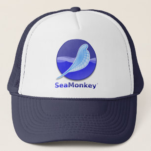 SeaMonkey Text-Logo Truckerkappe