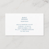 Seamress Tailor Spool Messung Tape Business Ca Visitenkarte (Rückseite)