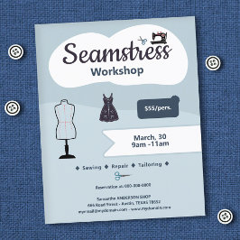 Seamress Workshop Flyer