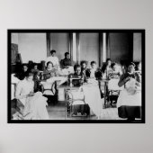 Seamstress Afroamerikaner 1900 Poster (Vorne)