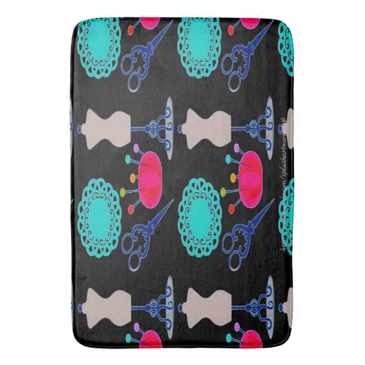 "Seamstress" Badematte (Vorderseite Vertikal)