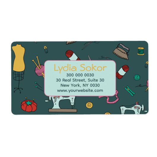 Seamstress-Boutique-Schneidesiegel (Vorne)