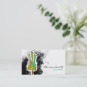 Seamstress business card visitenkarte (Stehend Vorderseite)