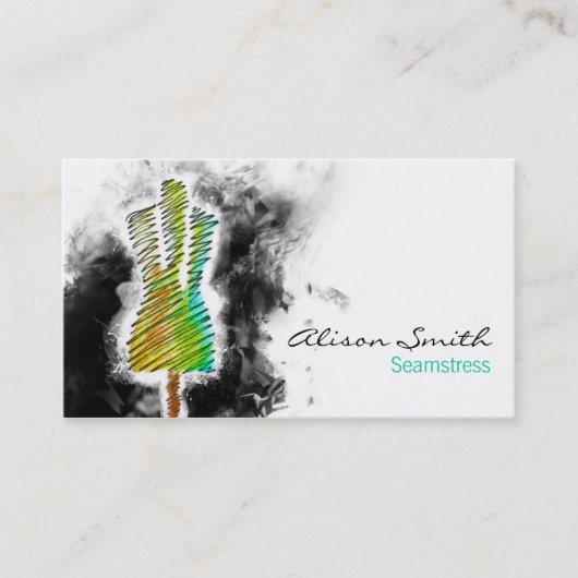 Seamstress business card visitenkarte (Vorderseite)