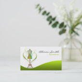 Seamstress business card visitenkarte (Stehend Vorderseite)