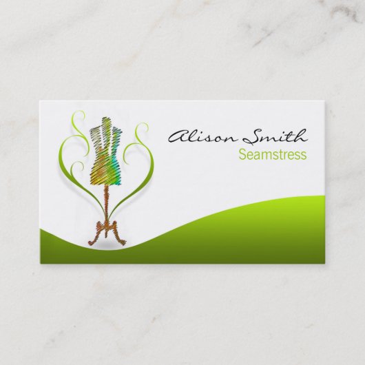 Seamstress business card visitenkarte (Vorderseite)