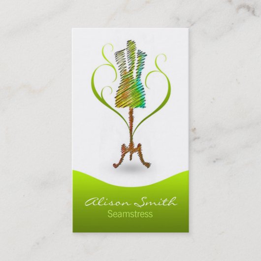 Seamstress business card visitenkarte (Vorderseite)