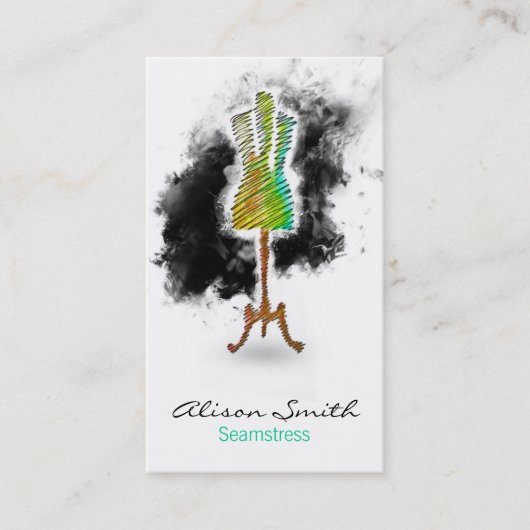Seamstress business card visitenkarte (Vorderseite)