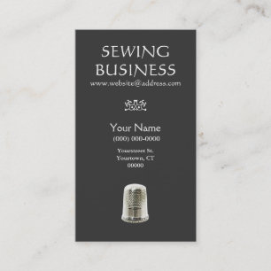 Seamstress Business Card Visitenkarte