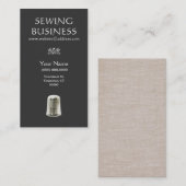 Seamstress Business Card Visitenkarte (Vorne/Hinten)