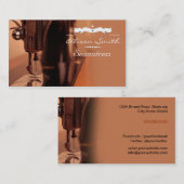 Seamstress Business Card Visitenkarte (Vorne/Hinten)