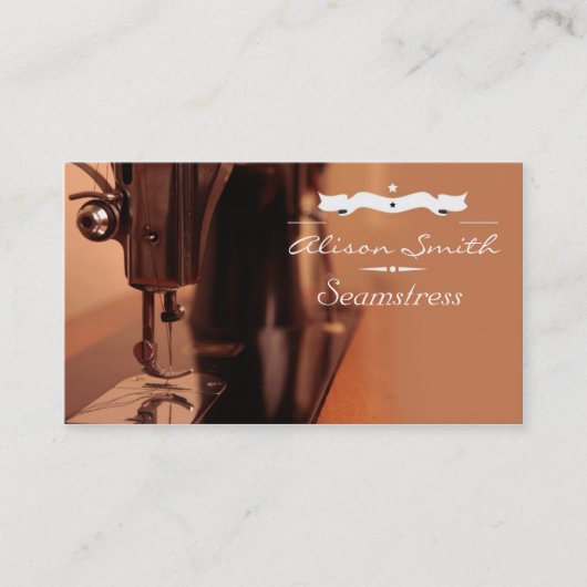 Seamstress Business Card Visitenkarte (Vorderseite)