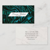 Seamstress Castleton Green Cloud Business Card Visitenkarte (Vorne/Hinten)