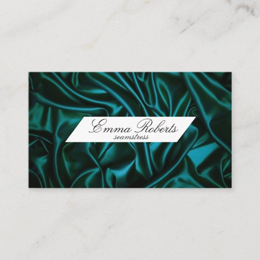 Seamstress Castleton Green Cloud Business Card Visitenkarte (Vorderseite)