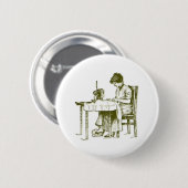 Seamstress-Design Button (Vorne & Hinten)