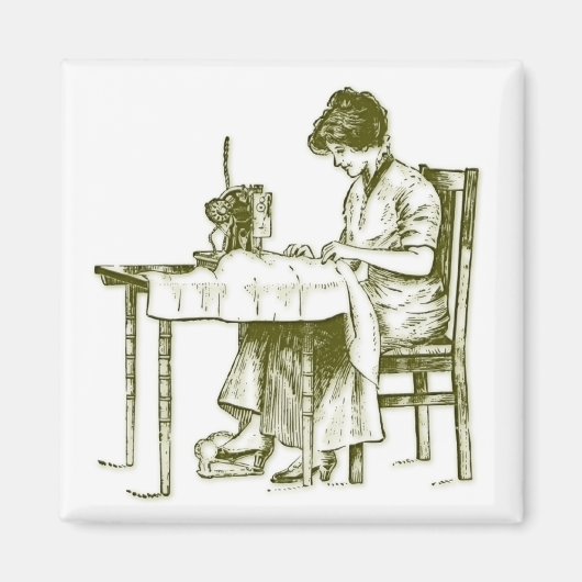 Seamstress-Design Magnet (Vorne)