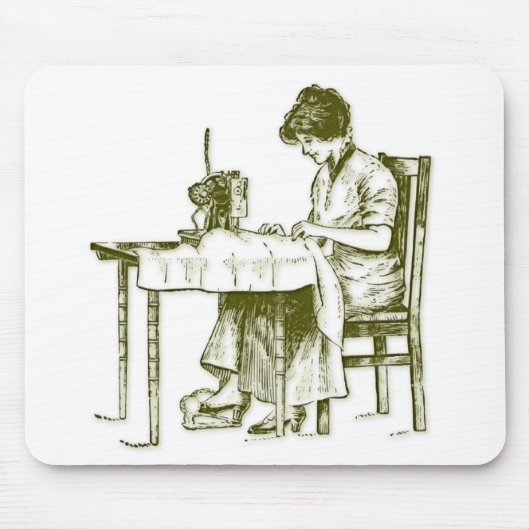 Seamstress-Design Mousepad (Vorne)