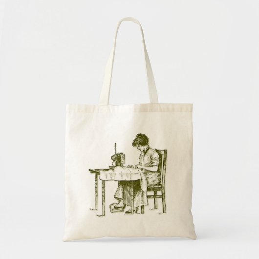 Seamstress-Design Tragetasche (Vorne)