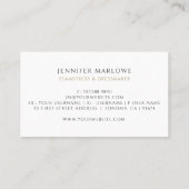 Seamstress Dressmaker Schneider Business Card Visitenkarte (Rückseite)