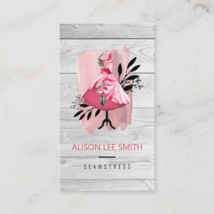 Seamstress Handnähte Dressmaker Business Card Visitenkarte