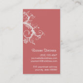 Seamstress Mannequin Visitenkarte (Rückseite)