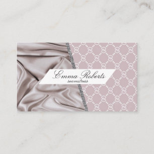 Seamstress Pink Business Card Visitenkarte
