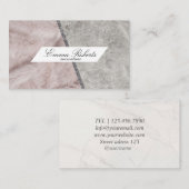 Seamstress Pink Grau Visitenkarte (Vorne/Hinten)
