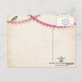 Seamstress Postkarte (Rückseite)