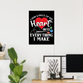 Seamstress Quilting Knitting Poster (Heimbüro)