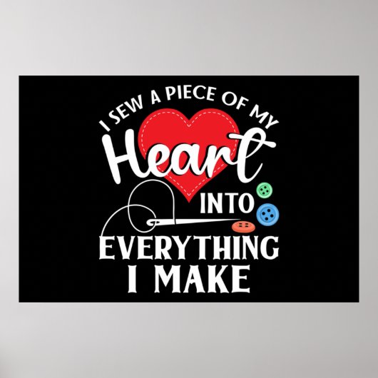 Seamstress Quilting Knitting Poster (Vorne)