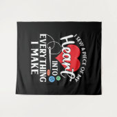 Seamstress Quilting Knitting Wandteppich (Vorderseite (Horizontal))