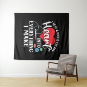 Seamstress Quilting Knitting Wandteppich (Beispiel (Horizontal))