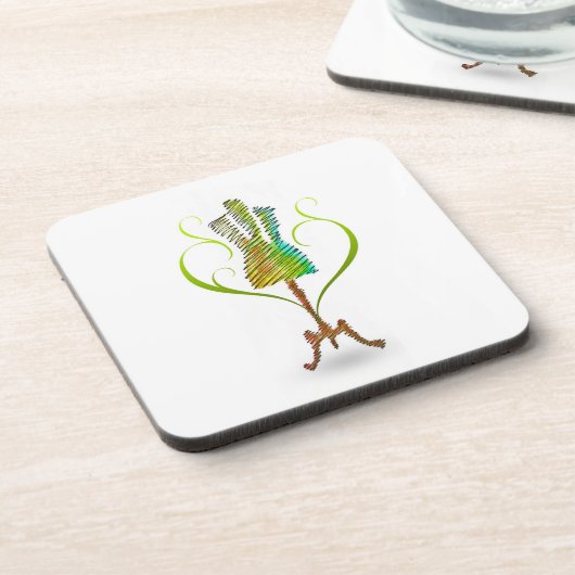 Seamstress-Schaufensterpuppe Getränkeuntersetzer (Linke Seite)