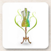 Seamstress-Schaufensterpuppe Getränkeuntersetzer (Vorderseite)