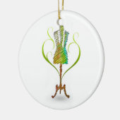 Seamstress-Schaufensterpuppe Keramik Ornament (Links)