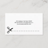 Seamstress | Schneider | Mannequin Visitenkarte (Rückseite)