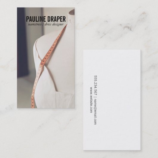 Seamstress | Schneider Visitenkarte (Vorne/Hinten)