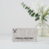 Seamstress Shears | Material Visitenkarte (Stehend Vorderseite)