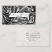 Seamstress Silver Cloud Business Card Visitenkarte (Vorne/Hinten)