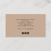 Seamstress Tailor Visitenkarte (Rückseite)