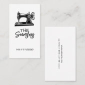 Seamstress Tailoring business card Visitenkarte (Vorne/Hinten)