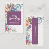 Seamstress Tailoring business card Visitenkarte (Vorne/Hinten)