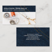 Seamstress-Tools | Jean Pants Visitenkarte (Vorne/Hinten)